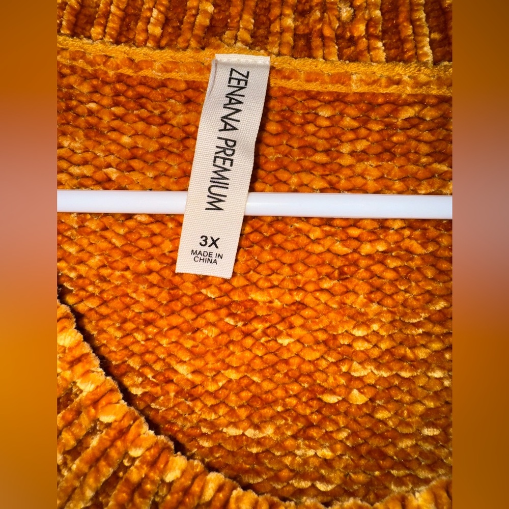 Cozy And Fabulous Sweater, Desert Mustard - Picture 5 of 5
